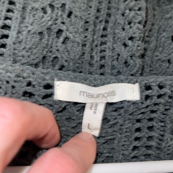 Maurice's Matte Chenille Pointelle Pullover sweater - Picture 6 of 7